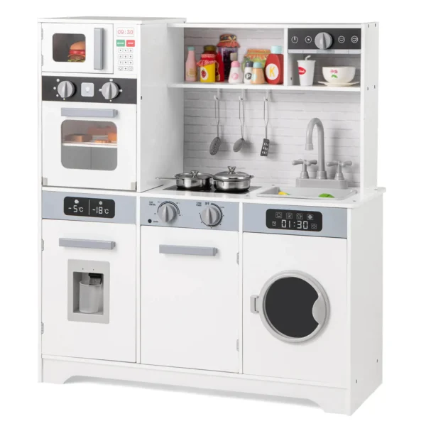 Kids Play Kitchen Toy Set w/ Water Dispenser